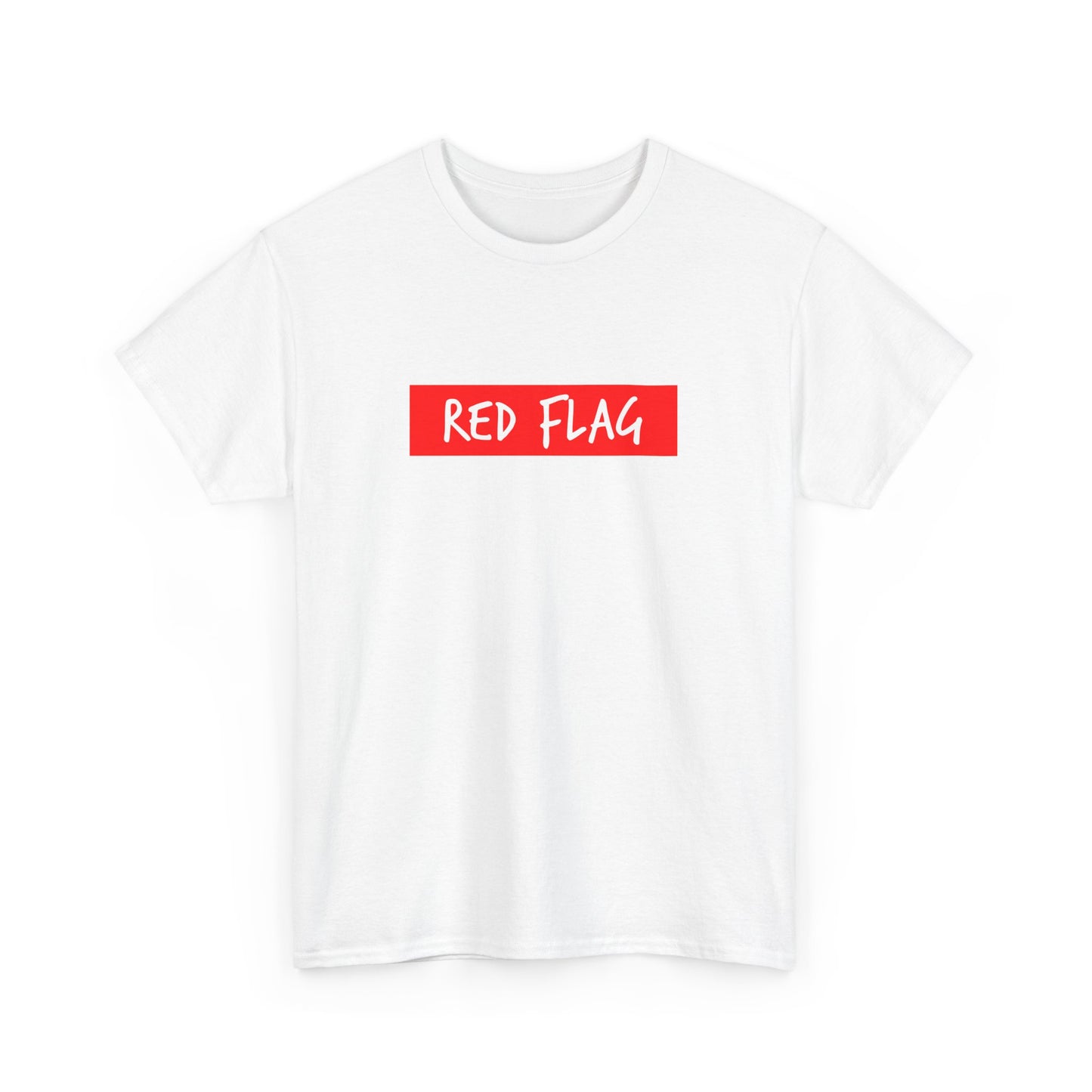 Red Flag Tab Unisex Heavy Cotton Tee