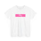 Petty Pink Tab Unisex Heavy Cotton Tee