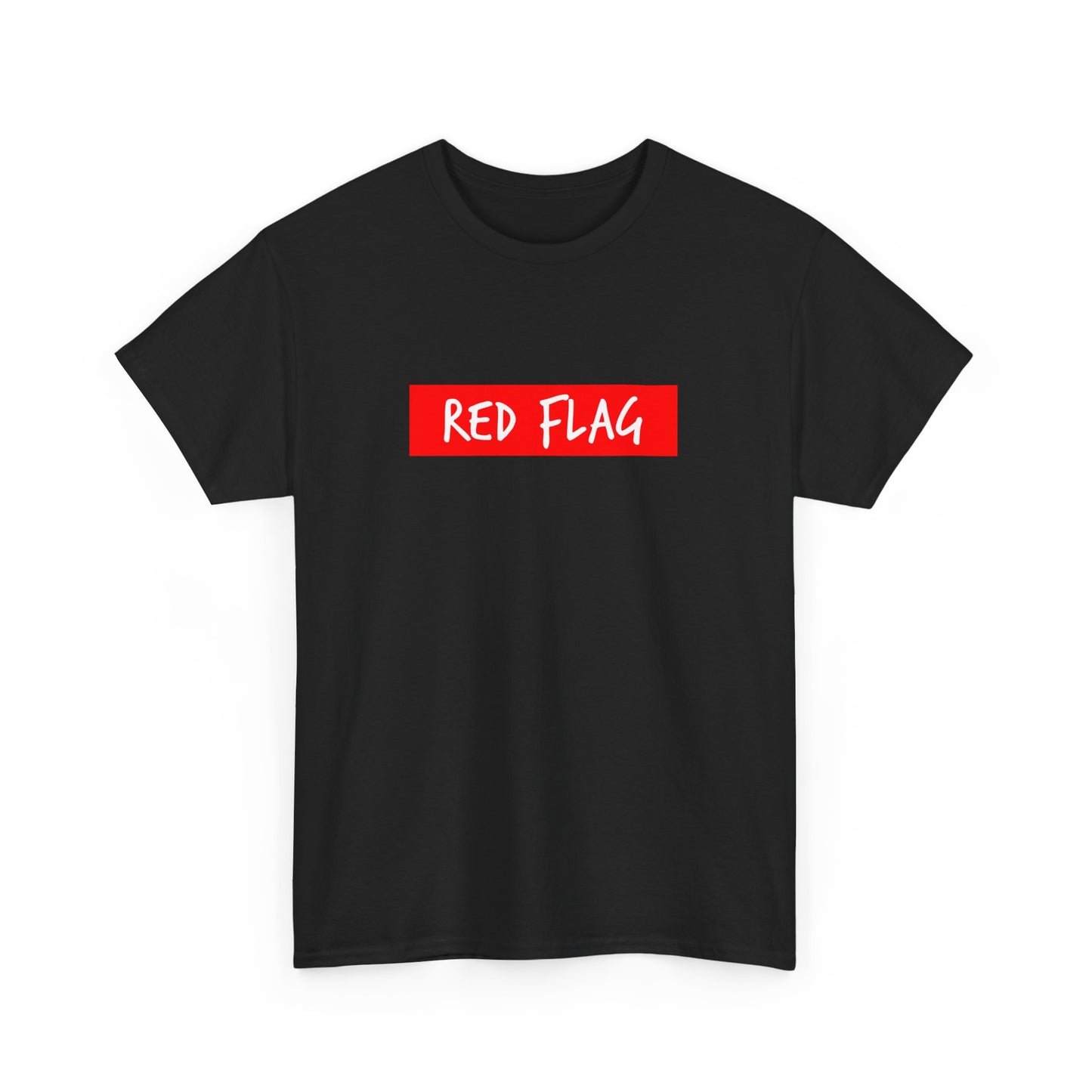 Red Flag Tab Unisex Heavy Cotton Tee