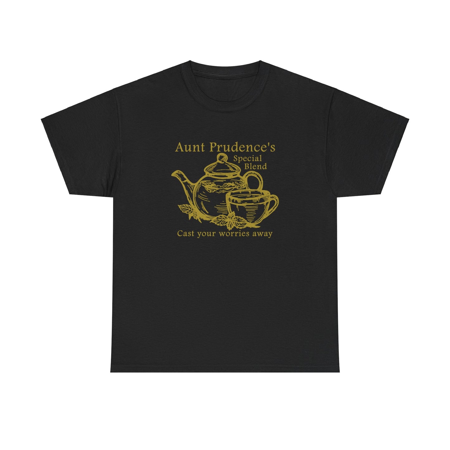 Aunt Prudence's Tea Unisex Heavy Cotton Tee