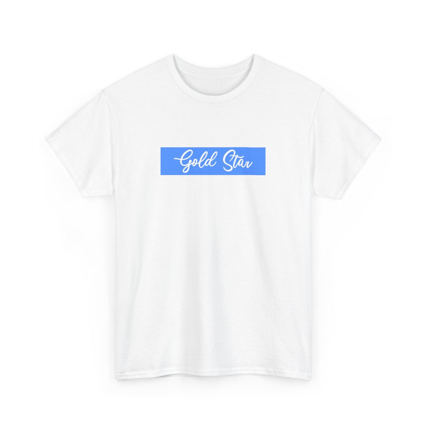 Blue Tab Gold Star Unisex Heavy Cotton Tee