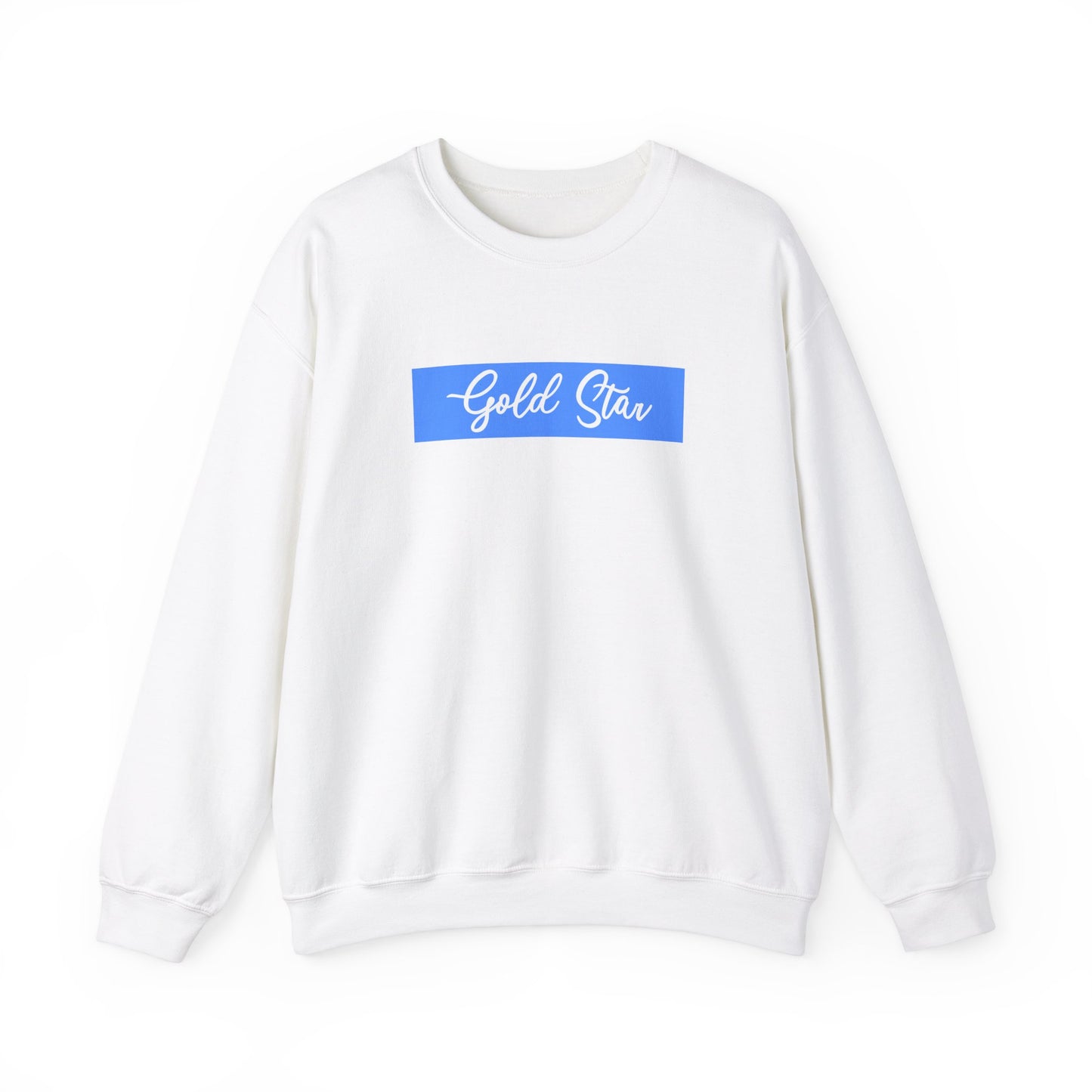 Blue Tab Gold Star Unisex Heavy Blend™ Crewneck Sweatshirt