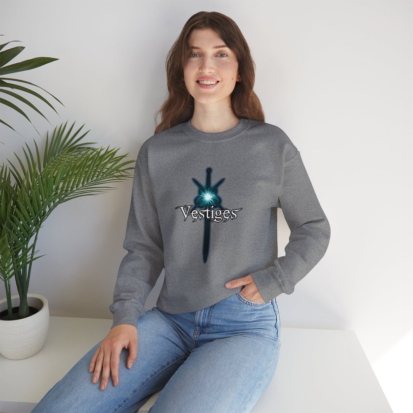 Vestiges Crest Unisex Crewneck Sweatshirt