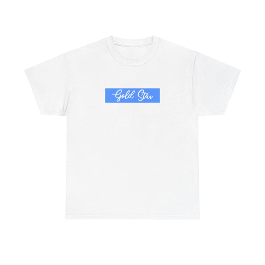 Blue Tab Gold Star Unisex Heavy Cotton Tee