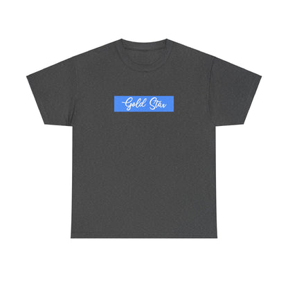 Blue Tab Gold Star Unisex Heavy Cotton Tee