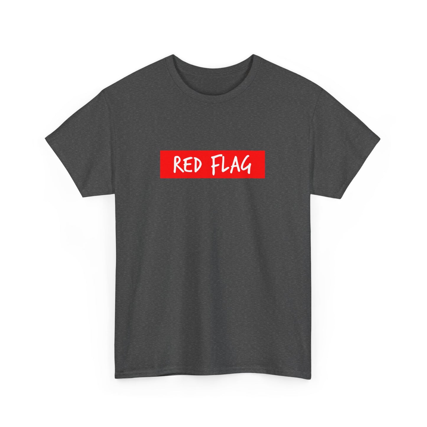 Red Flag Tab Unisex Heavy Cotton Tee