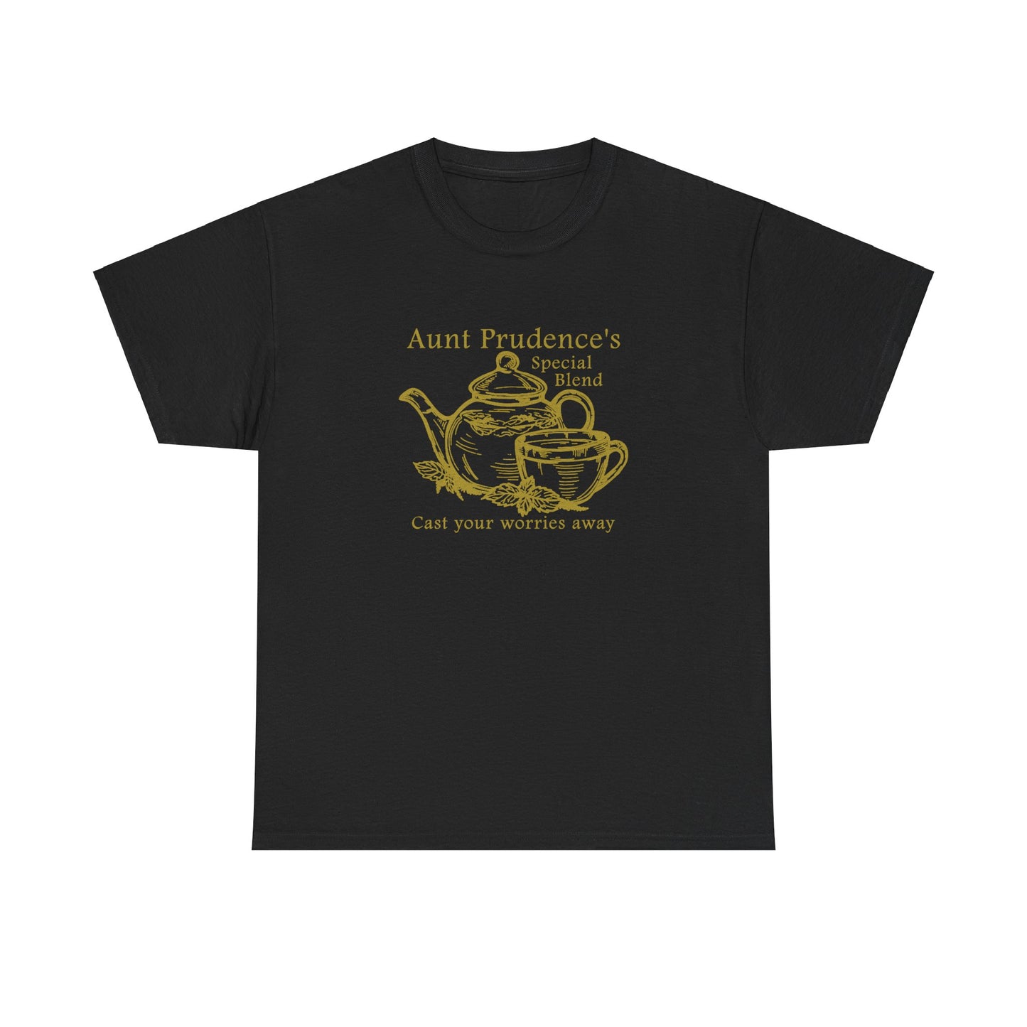 Aunt Prudence's Tea Unisex Heavy Cotton Tee