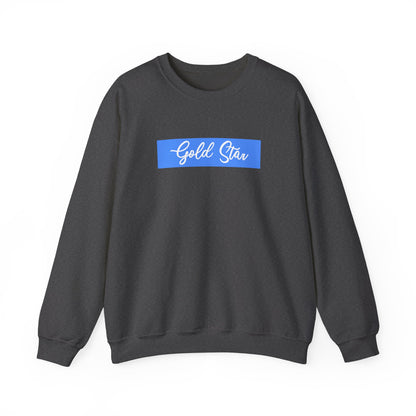 Blue Tab Gold Star Unisex Heavy Blend™ Crewneck Sweatshirt