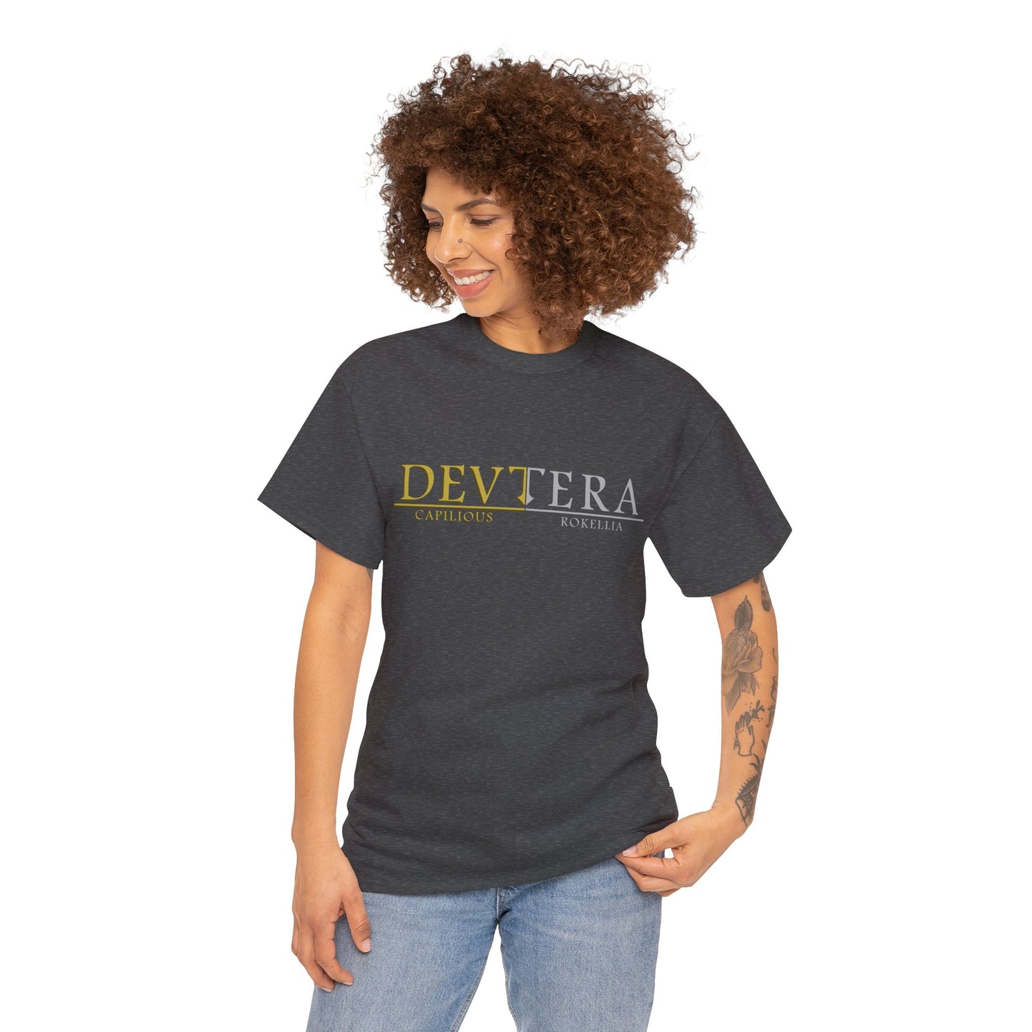 Devtera Divided Unisex Heavy Cotton Tee