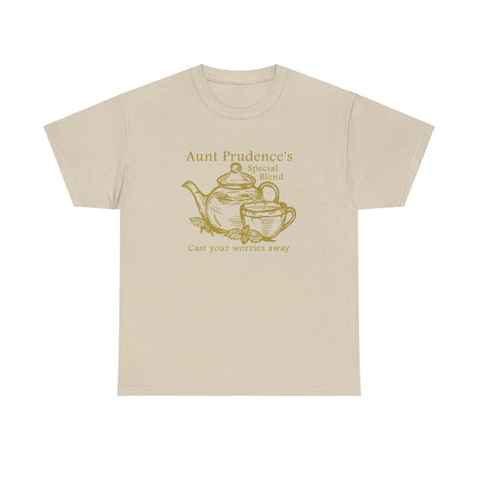 Aunt Prudence's Tea Unisex Heavy Cotton Tee