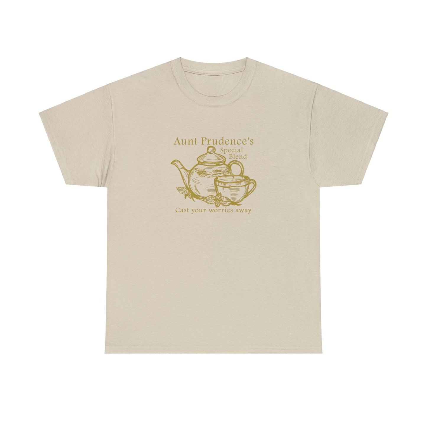 Aunt Prudence's Tea Unisex Heavy Cotton Tee