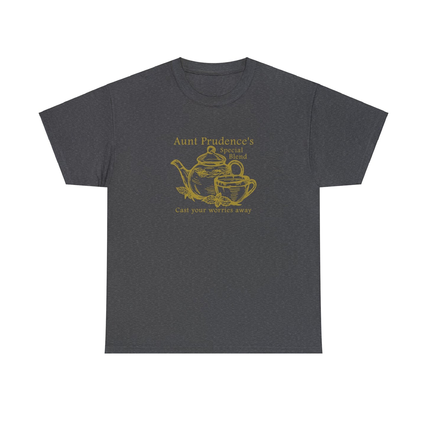 Aunt Prudence's Tea Unisex Heavy Cotton Tee