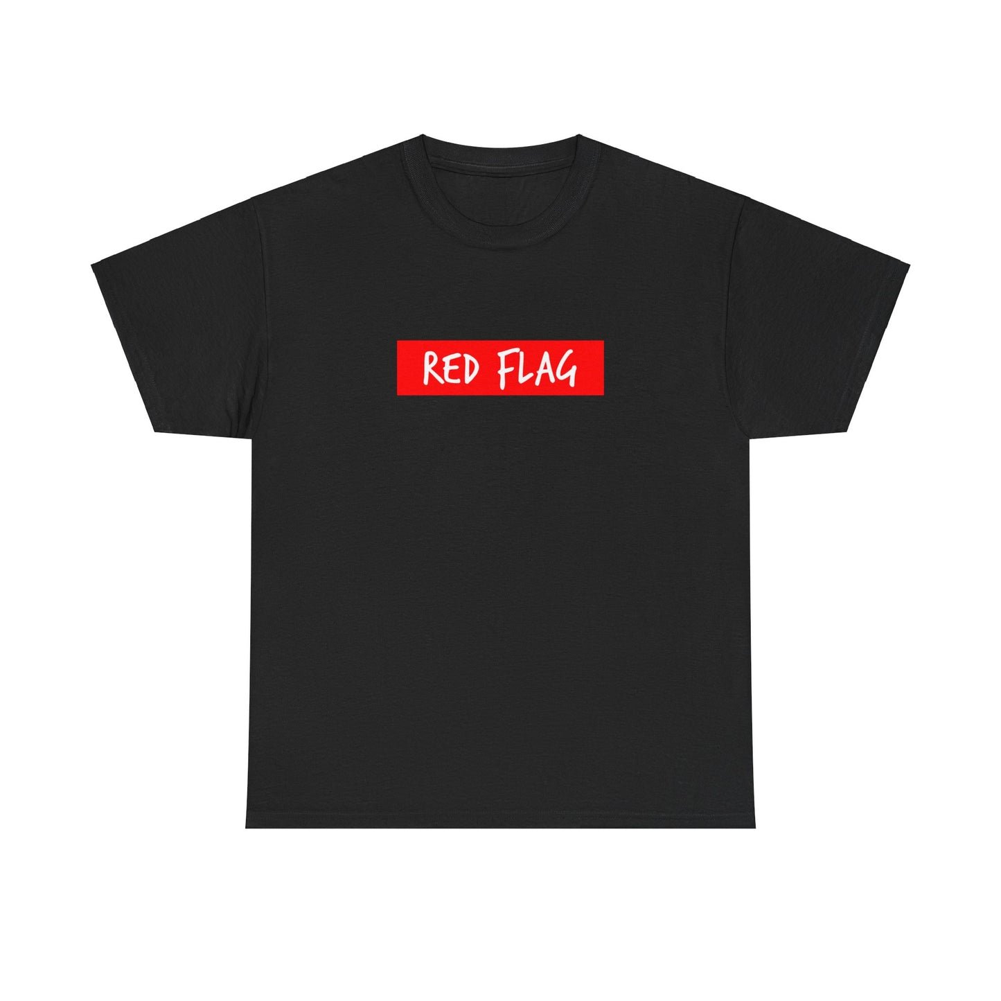 Red Flag Tab Unisex Heavy Cotton Tee