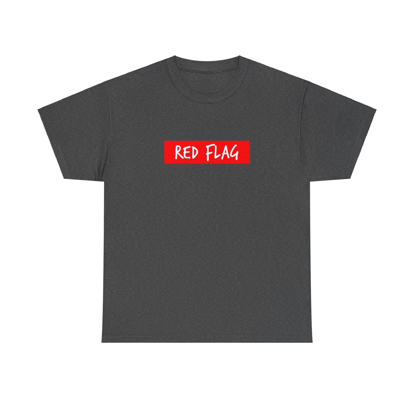 Red Flag Tab Unisex Heavy Cotton Tee