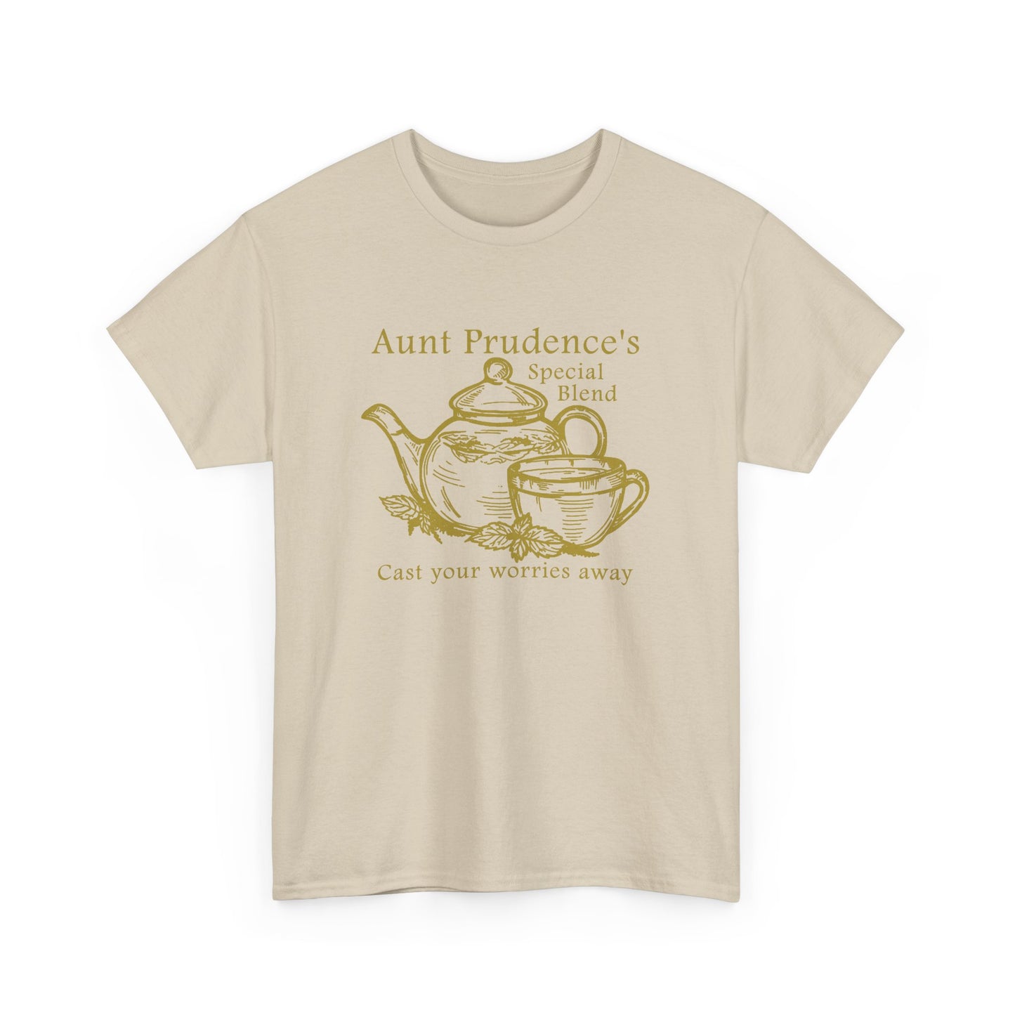 Aunt Prudence's Tea Unisex Heavy Cotton Tee