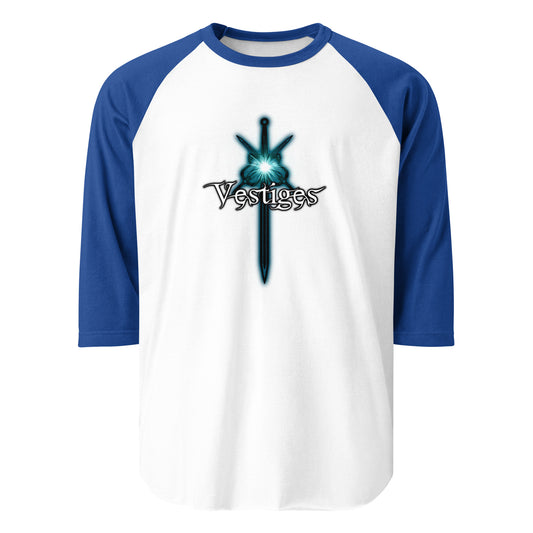 Vestiges Crest 3/4 sleeve raglan shirt